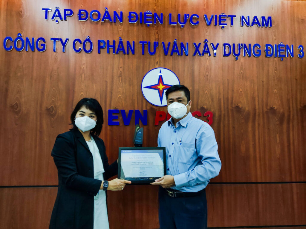 PECC3 đạt giải nhất Việt Nam về dự án xây dựng thế giới bền vững – Lễ trao giải Đổi mới sáng tạo Đông Nam Á 2021 Autodesk