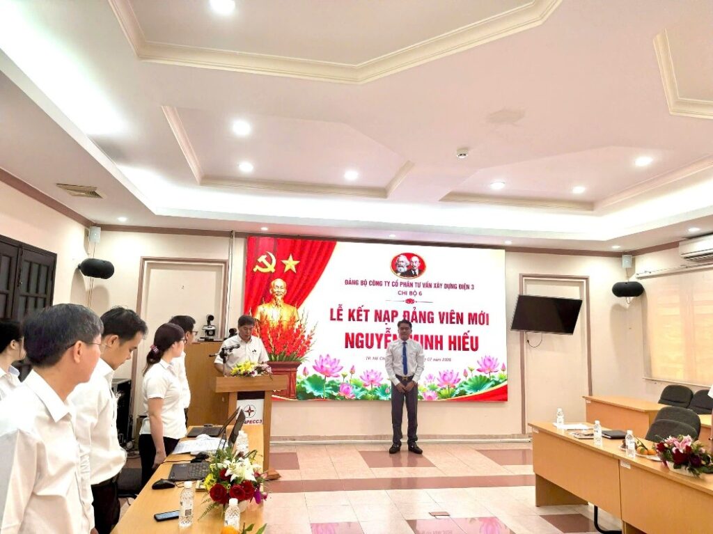 CHI BỘ 6 TỔ CHỨC LỄ KẾT NẠP ĐẢNG VIÊN MỚI 1 Chi Bo 6 Ket nap dang vien Nguyen Minh Hieu 02072026 001